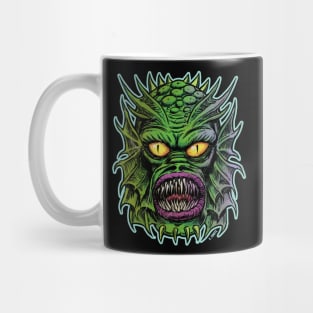 Swamp Creature Frankenhorrors Vintage monster movie graphic Mug